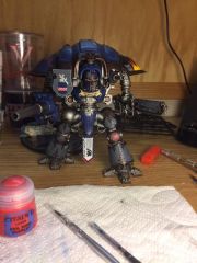 Front View Completed Knight