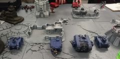 Thats right blood angels hide behind the buildings the blue wall is coming