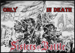 Warhammer 40K SoB Only In Death Title Banner