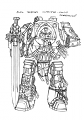 Black Templar Relic Contemptor-Mactum Dreadnought