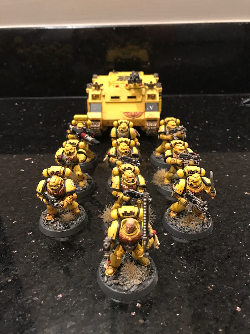 Imperial Fists - 40k Army WIP