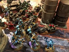 VS Orks late game Wave 2 Of bikes