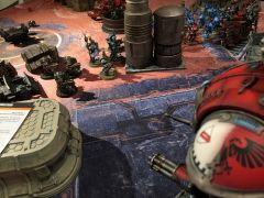 Vs Orks cleaning Up Knight In trouble