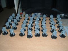 To Be undercoated 10 flamer 10 meltagun 20 tactical