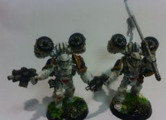 World Eaters Assault Squad Seargent and Vexilla