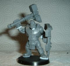 WIP Bullgryn with Hammer bluetac