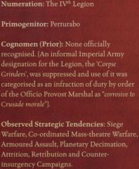 Observed Strategic Tendancies: Legio IV