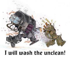 wash unclean