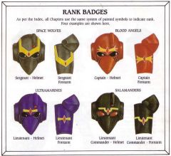 Oldhammer rank badges