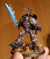 Robute Guilliman, Lord Commander of the Imperium and Primarch of the XIIIth Legion, in the livery of the Kings Martial