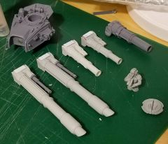 Leman  Russ turrets from Victoria miniatures