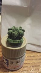 Predator tank commander rear primed