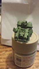 Predator tank commander front primed