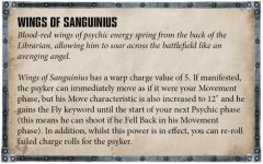 Wings of Sanguinius