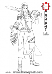 Warhammer 40K female commisar