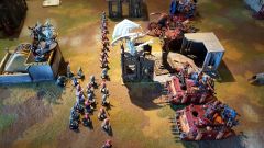 Two Chaos armies approach each other