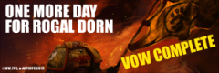 One More Day For Rogal Dorn Complete Banner