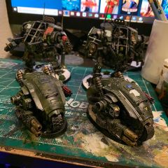 Bike 3  and a bike 2 with multi melta upgrade