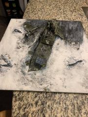 Finished Crashed Thunderhawk Front