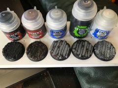 5 step paint process for bases