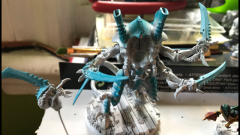 swarmlord drybrushed ahriman blue