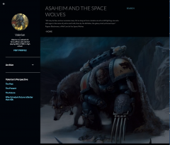 Asaheim and the Space Wolves Blog Screen