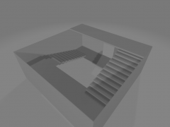 apartment staircase section