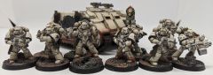 Luna Wolves Veteran Tactical Squad Secundus & Rhino - Front