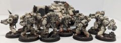 Luna Wolves Veteran Tactical Squad Secundus & Rhino - Rear