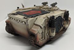 Luna Wolves Veteran Tactical Squads' Rhino Example - Rear