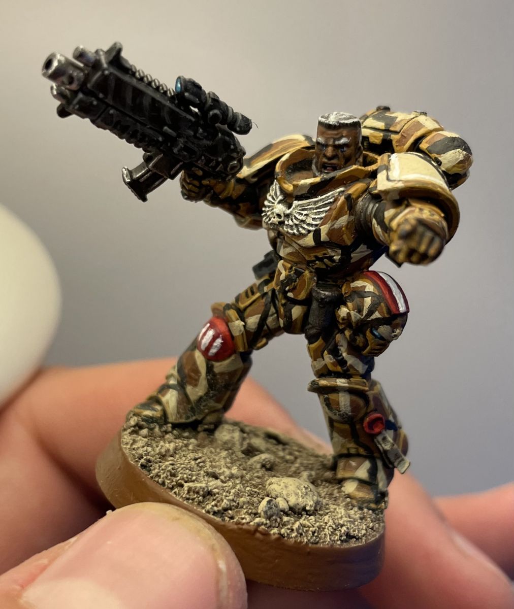 Reasonable Camo Primaris Marine The Bolter and Chainsword