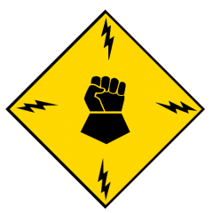 Fist Campaign Badge 2   PNG