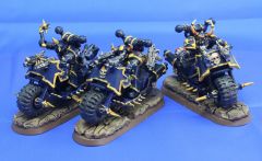 Night Lord Bikers - old models on new bases