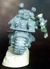 Sanguinary Priest on a bike - front