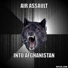 resized insanity wolf meme generator Air assault into afghanistan c0d019