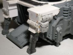 Cpmpleted rear stowage interior build - LHS - Compensator class Whirlwind - Night Hunters Chapter