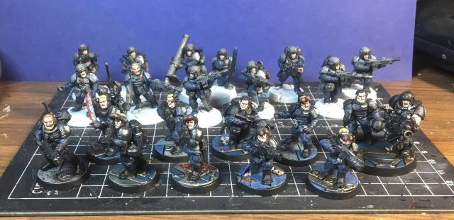 Some Blue and Camo Astra Militarum — Paintedfigs Miniature