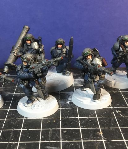 Some Blue and Camo Astra Militarum — Paintedfigs Miniature