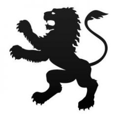 115880082 vinyl decal sticker heraldry heraldic herald lion rszz3