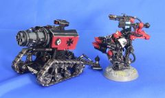 Black Templar Techmarine and Thunderfire Cannon