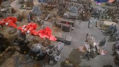Phase 1 Of reserves arrive But Orks push The compound early