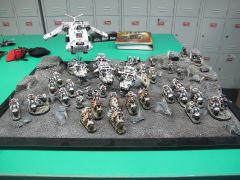 White Scar army display