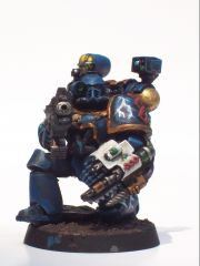 The rules say he is just another bolter guy...