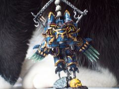 Raptor lord (with giant chaos space cat)