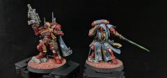 Blood Angels Phobos Captain and Librarian