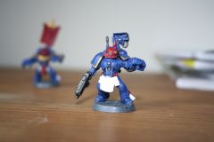 Sergeant with Powerfist and Bolter