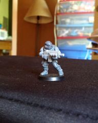 Space Marine Scout w/helmet inspired by Firepower