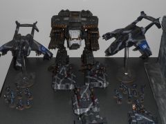 Titan, Hydras and the Storm Trooper squads with Vendetta transports