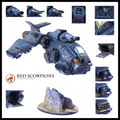 Red scorpions stormraven gunship
