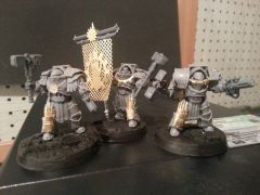 Iron Hands Cataphractii Legion Command Squad